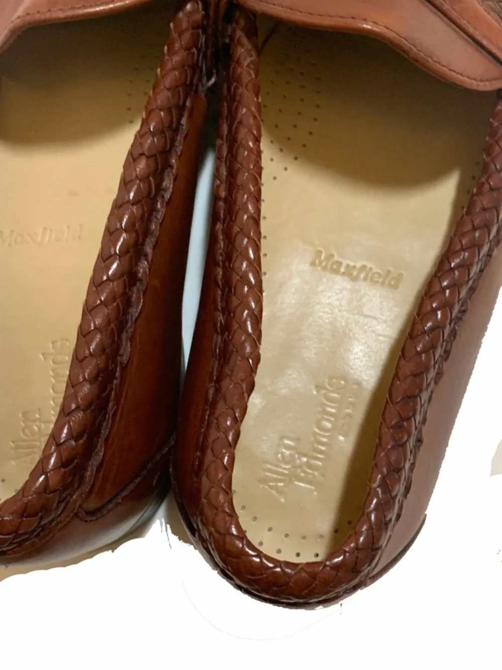Allen Edmonds Men’s Maxfield Brown leather Tassel Loafer